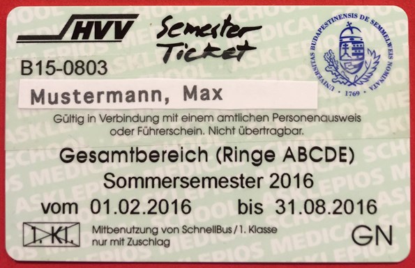 Aus zwei mach eins: HVV-Ticket und Studentenausweis als Kombikarte